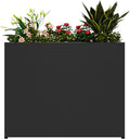 38" L x 10" W x 30" H Black Planter Box by Unknown