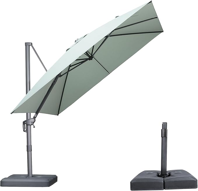 PURPLE LEAF 10 FT Outdoor Umbrella by Unknown