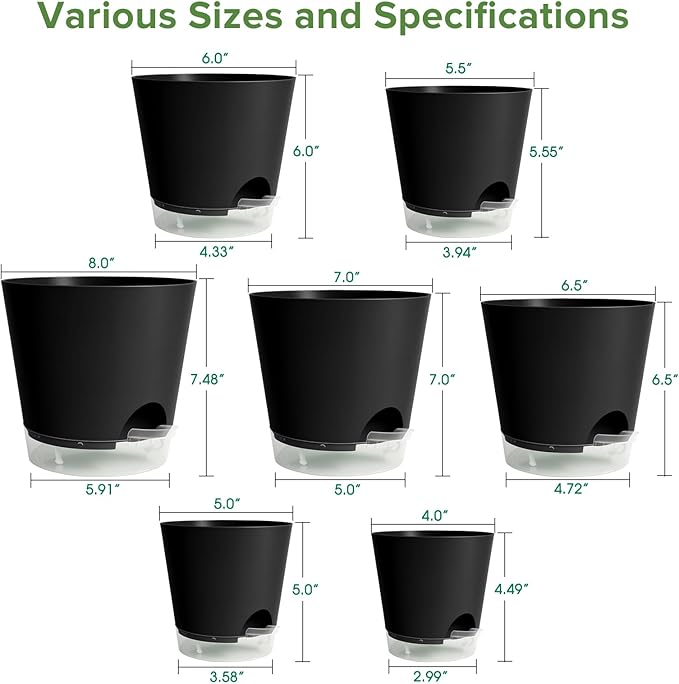 GARDIFE 2026 Upgraded Self Watering Plant Pots - Image 2
