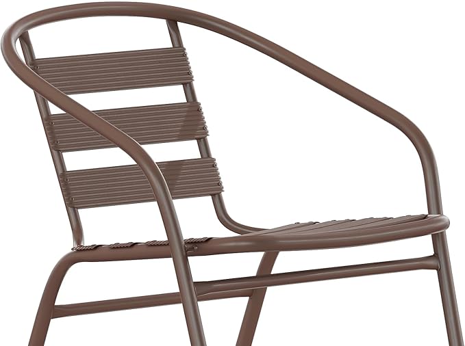 Flash Furniture Lila Metal Restaurant Stack Chairs - Image 6
