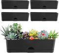 5 Pack Window Boxes Planters 16 Inches Rectangular Planter Herb Planter Boxes by Planterhoma