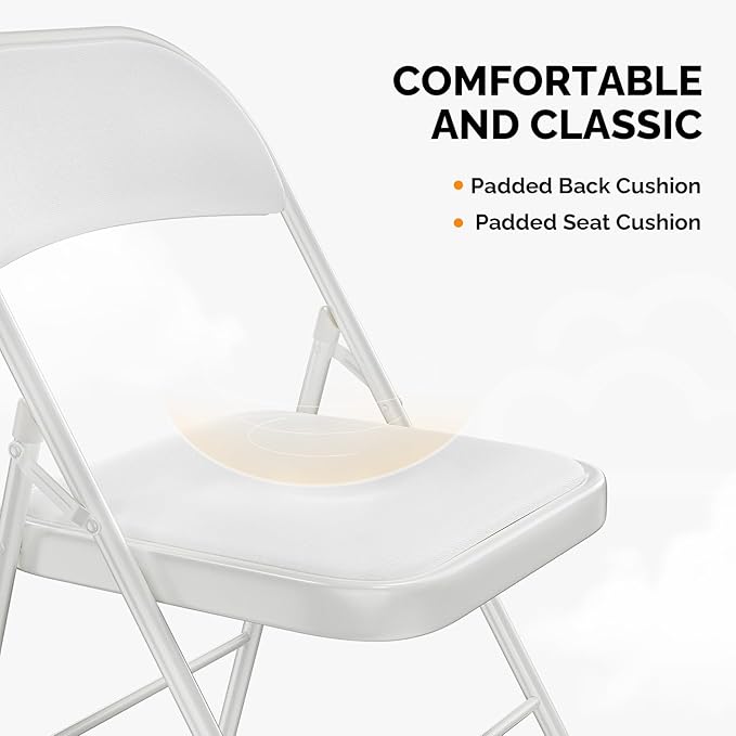 VINGLI 6 Pack Folding Chairs - Image 5