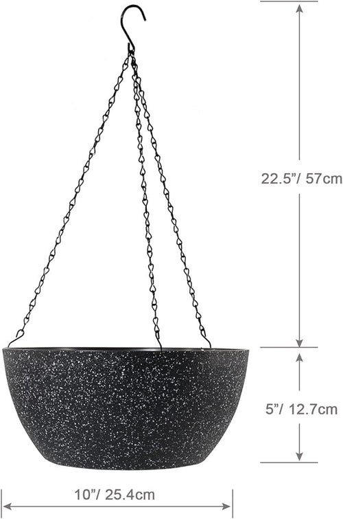 10 inch Hanging Planters for Outdoor Indoor Plants - Image 2