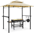 AECOJOY 8' x 5' Outdoor Grill Gazebo Canopy, BBQ Canopy by AECOJOY
