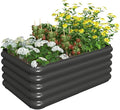 3.0x1.8x1.0ft Raised Garden Bed Kit, Rustproof PP Material Garden Box, Flower by Sprimden