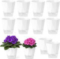 12 Pack Self Watering Pots for Indoor Plants, 5 Inches Self Watering Planters by Planterhoma