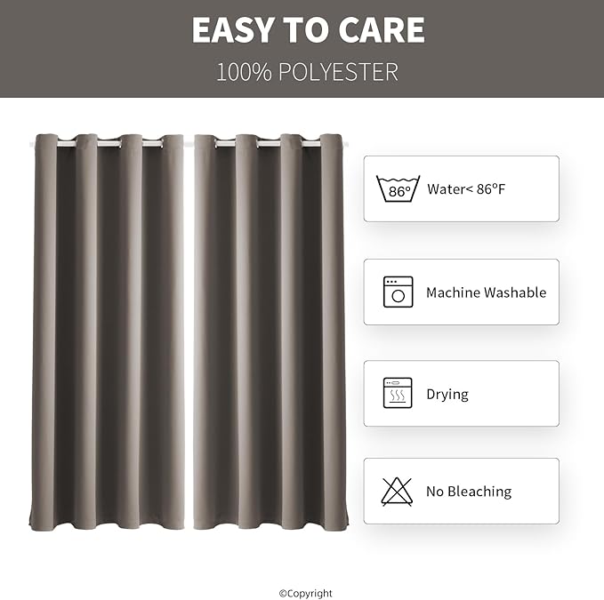 Waterproof Outdoor Curtain W52 x L63 - Image 7