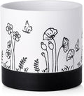 Nihow Ceramic Plant Pot: 6 Inch Planter by Nihow