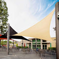 Royal Shade 20' x 20' x 20' Beige Triangle Sun Shade Sail Canopy Outdoor Patio by RoyalShade