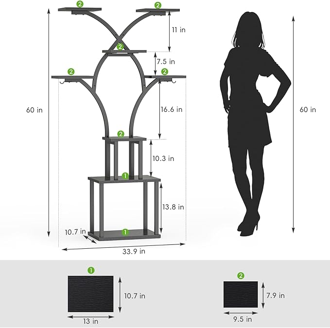Elbourn Plant Stand Indoor - Image 2