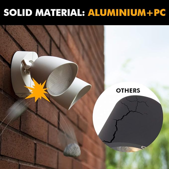 LUTEC 6222W-D2D 3500 Lumen 32 Watt Dusk to Dawn Dual-Head Flood Light Outdoor - Image 4