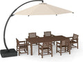 7-Piece Brown Outdoor Dining Set by PatioKingdom