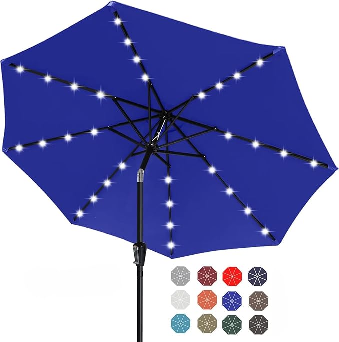 ABCCANOPY Solar Led Patio Umbrellas by ABCCANOPY