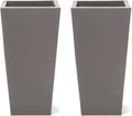 Step2 Tremont Tall Square Tapered Planter, Large Planters by Step2