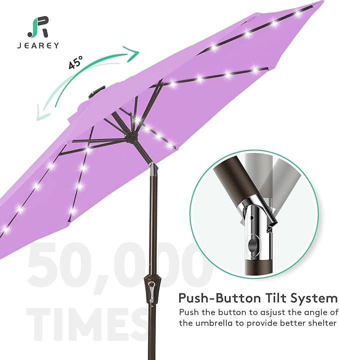 JEAREY 9FT Outdoor Patio Umbrella - Image 8