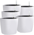 KINJOEK 5 Packs 7 Inch Self Watering Pot by KINJOEK
