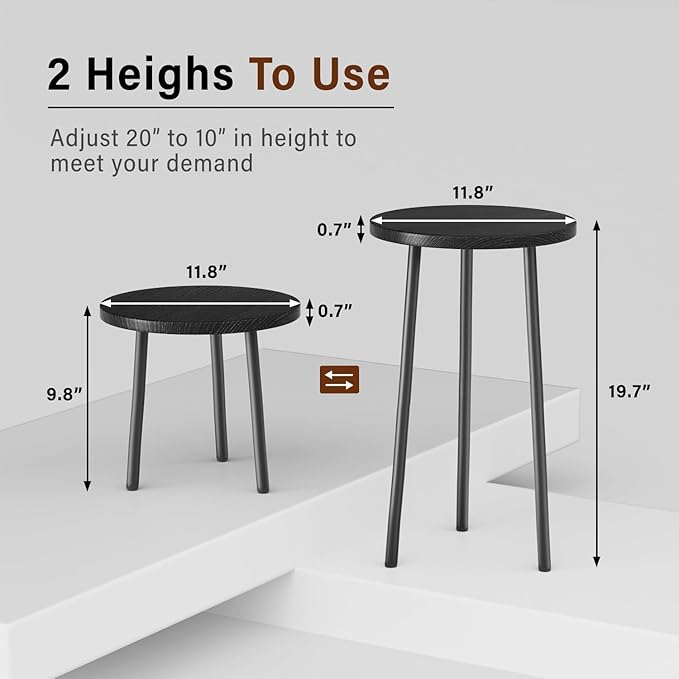 Plant Stand Indoor Outdoor: 2 Pack Indoor Plant Stand 20'' Convertible - Image 3
