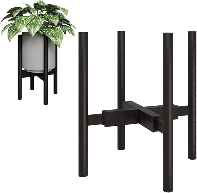 Adjustable Plant Stand Indoor, Bamboo Plant Stand Fits 8 9 10 11 12 Inches - Image 8