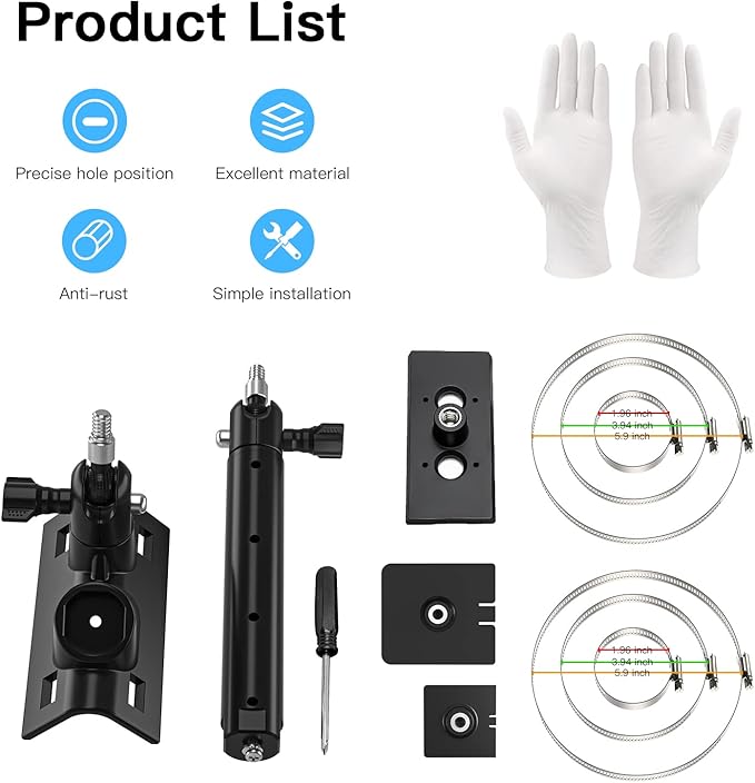 HOLACA 2-in-1 Pole Mounting Bracket - Image 7