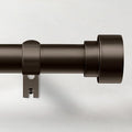 Curtain Rods for Windows 72 to 144, 1 Inch Adjustable Heavy Duty Long Window by TimeForest