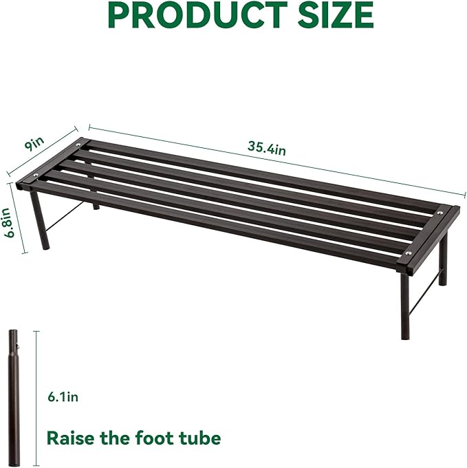 Metal Plant Stand, Rust-proof Aluminum Flower Pot Stand, Heavy Duty Planter - Image 3