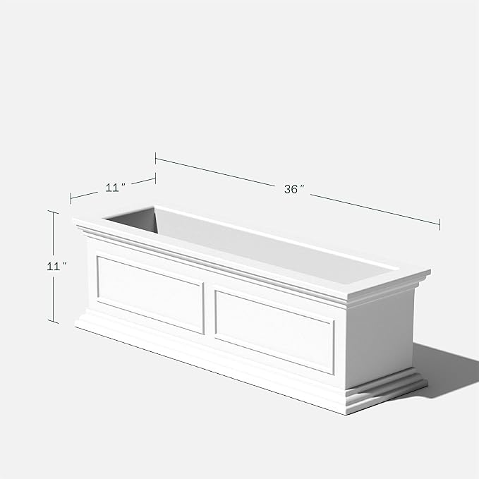 Veradek Brixton Window Box Plastic Planter - Image 2