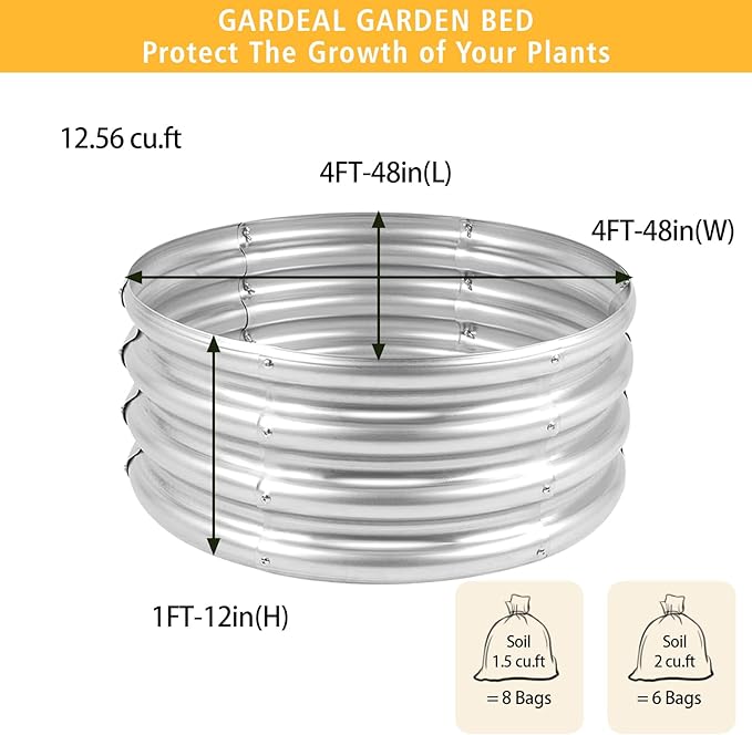 Garden Galvanized Raised Garden Bed Kit - Image 2
