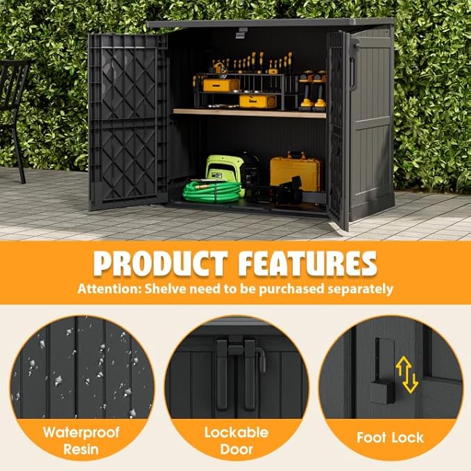LHBcraft Outdoor Storage Cabinet 36 Cu Ft - Image 2