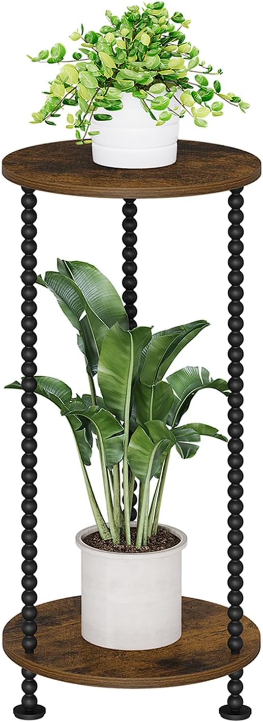 YINMIT Plant Stand Indoor, 2 Tier Small Plant Stand, Corner Flower Pot Stand by YINMIT