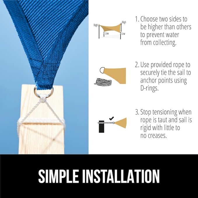 GORILLA GRIP Heavy Duty Sun Shade, UV Protection Fade Tear and Rust Resistant - Image 6