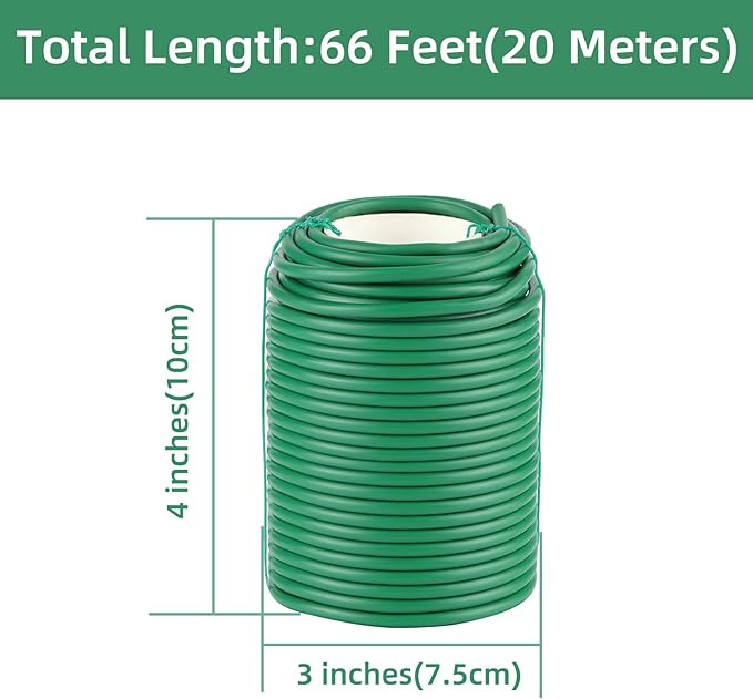 Garden Wire, 66FT Soft Plants Ties, 3.5mm Flexible Garden Ties - Image 5