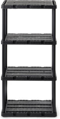 Gracious Living Light Duty Storage Shelves, Knect-A-Shelf 4-Shelf Ventilated by GraciousLiving