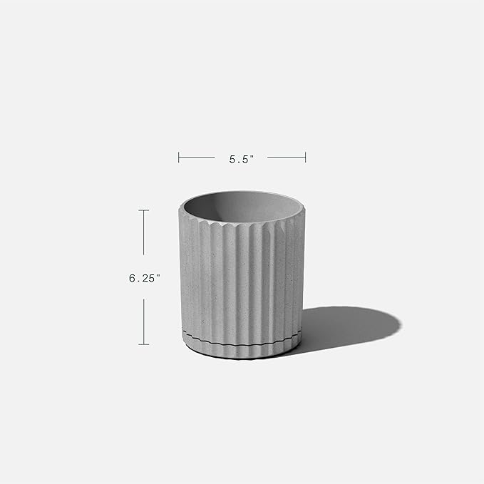 Veradek Demi Series Demi 6" Planter w/Tray - Image 3