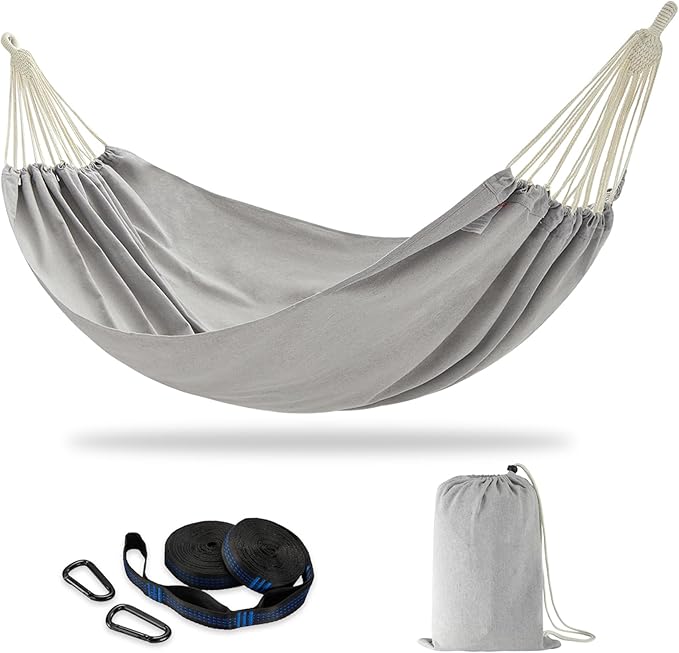 Brazilian Double Hammock with Tree Straps, Extra Large 94x63IN, 2 Persons by CHULIM