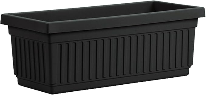 HC Companies 30 Inch Long Fluted Plastic Venetian Garden Window Container - Image 2