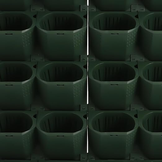 Self Watering Planters with Timer and Rain Sensor, 36-Pocket Wall Mounted - Image 9