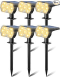 Kaxiida Solar Lights Outdoor Waterproof IP68, 3 Lighting Models Solar Powered by Home