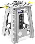 Delxo Folding Step Stool 17.5 Inch, Heavy Duty Step Stools by Delxo