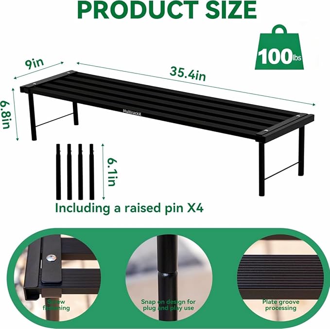 Metal Plant Stand, Rust-proof Aluminum Flower Pot Stand, Heavy Duty Planter - Image 3