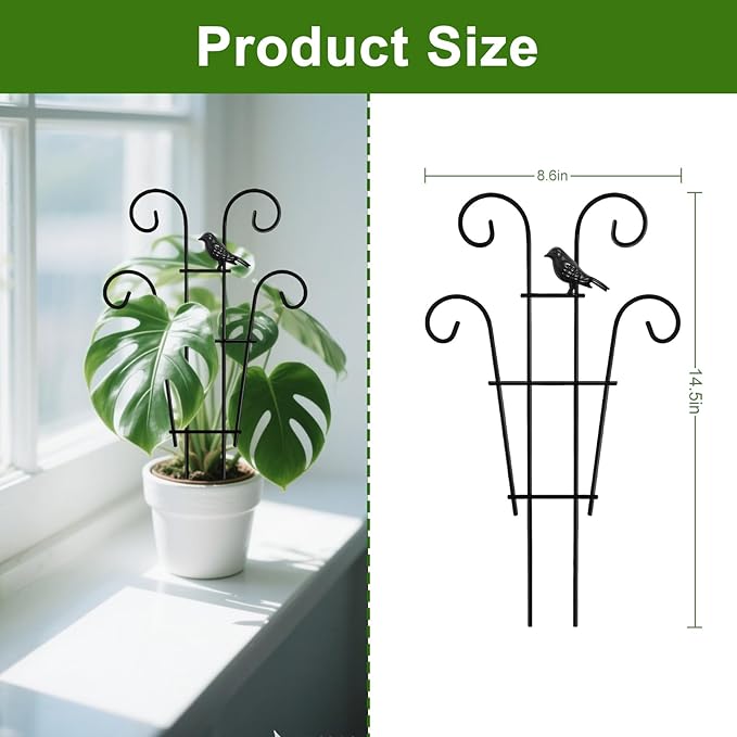 Coomin 14.5 Bird Indoor Plant Trellis - Image 2