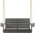 VINGLI Heavy Duty 1600 LBS HDPE Porch Swing Outdoor by VINGLI