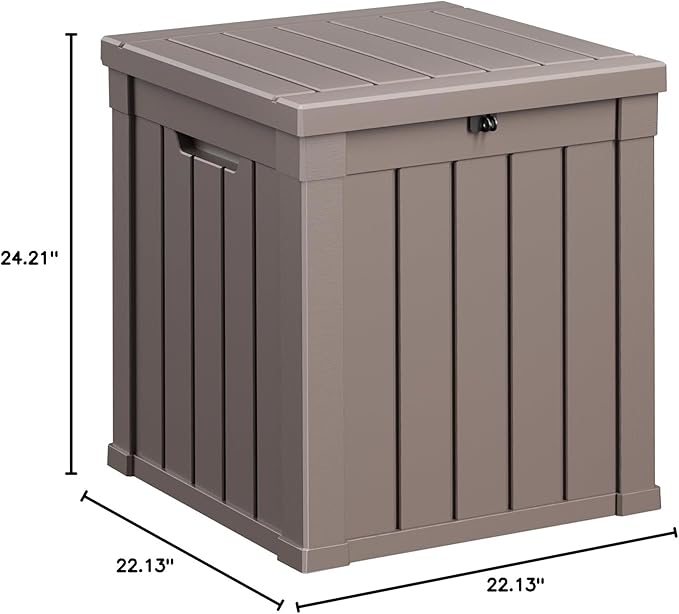 EasyUp 50 Gallon Deck Box Outdoor Storage Box - Image 8