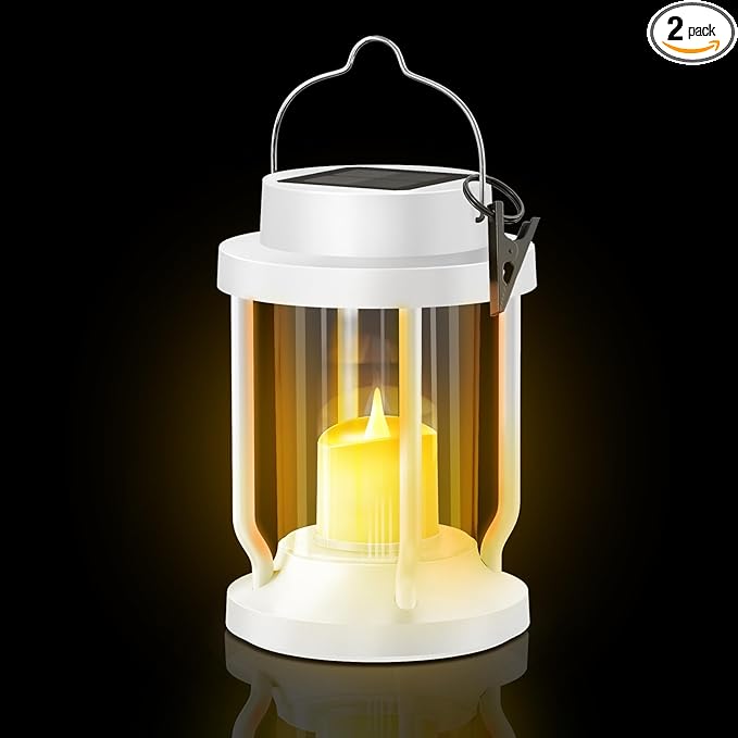 Solar Lantern Outdoor & Indoor Use – Hanging Solar Lights by Unknown