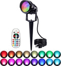 SUNVIE RGBW Outdoor Spotlight 12W LED Landscape Spotlights 120V Color Changing by SUNVIE