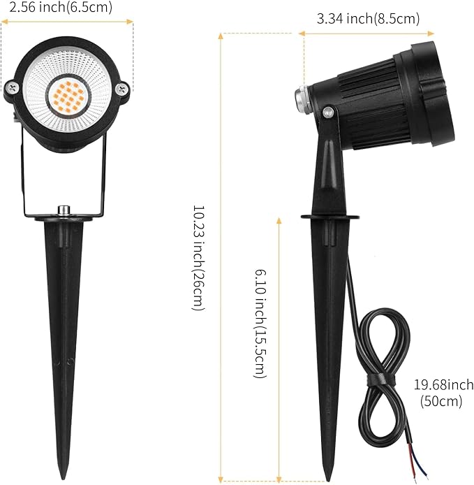 Low Voltage Landscape Lights IP65 Waterproof 7W 700LM LED Outdoor Lighting - Image 7