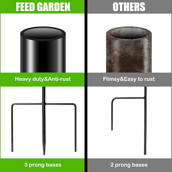 FEED GARDEN Adjustable 32 Inch Small Shepherd Hooks - Image 6