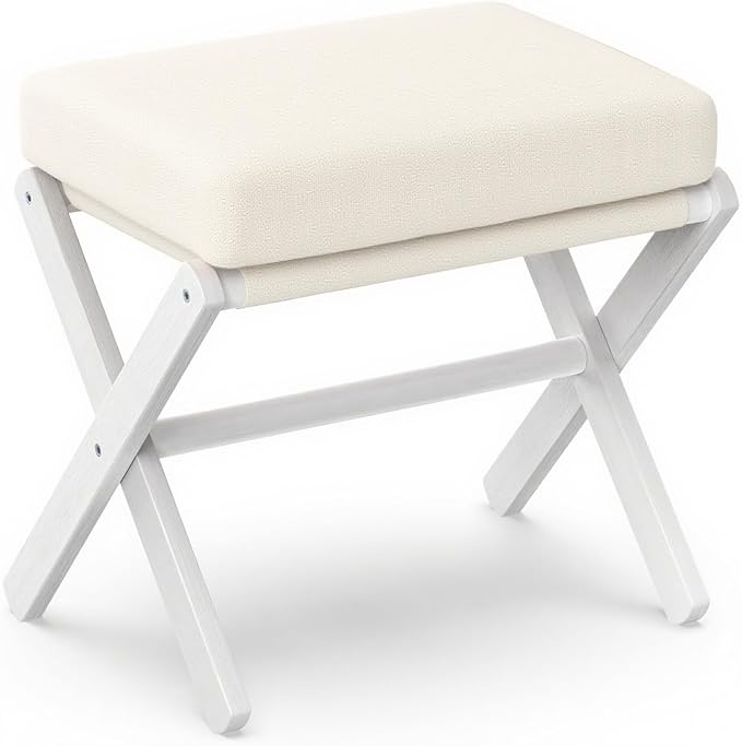 Foldable Foot Stool Ottoman, Modern Foot Rest by BAMBOOHOMIE