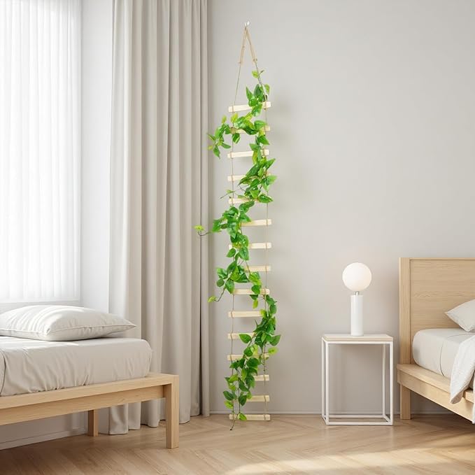 Wooden Ladder Plant Trellis for Climbing Plants – 6ft Extra Tall Indoor & - Image 6