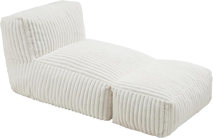 Hobestluk Big Bean Bag Lounger Chairs Large Beanbag Chair - Image 9