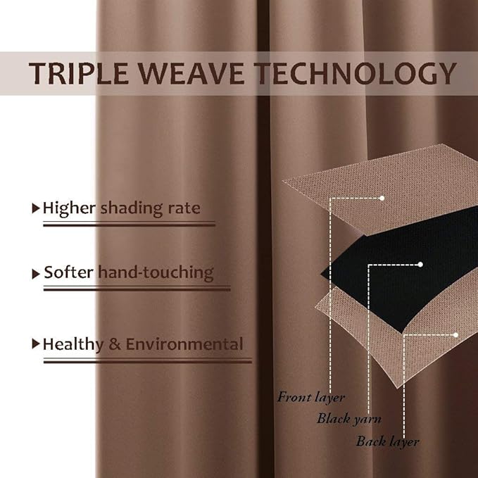 NICETOWN 2 Panels Outdoor Curtain Panels - Image 7